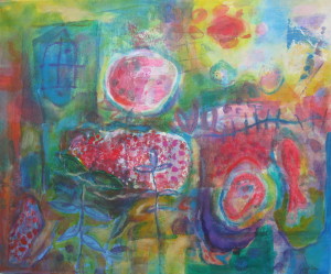 Lijsterbessen Schilderij Greet Lyklema